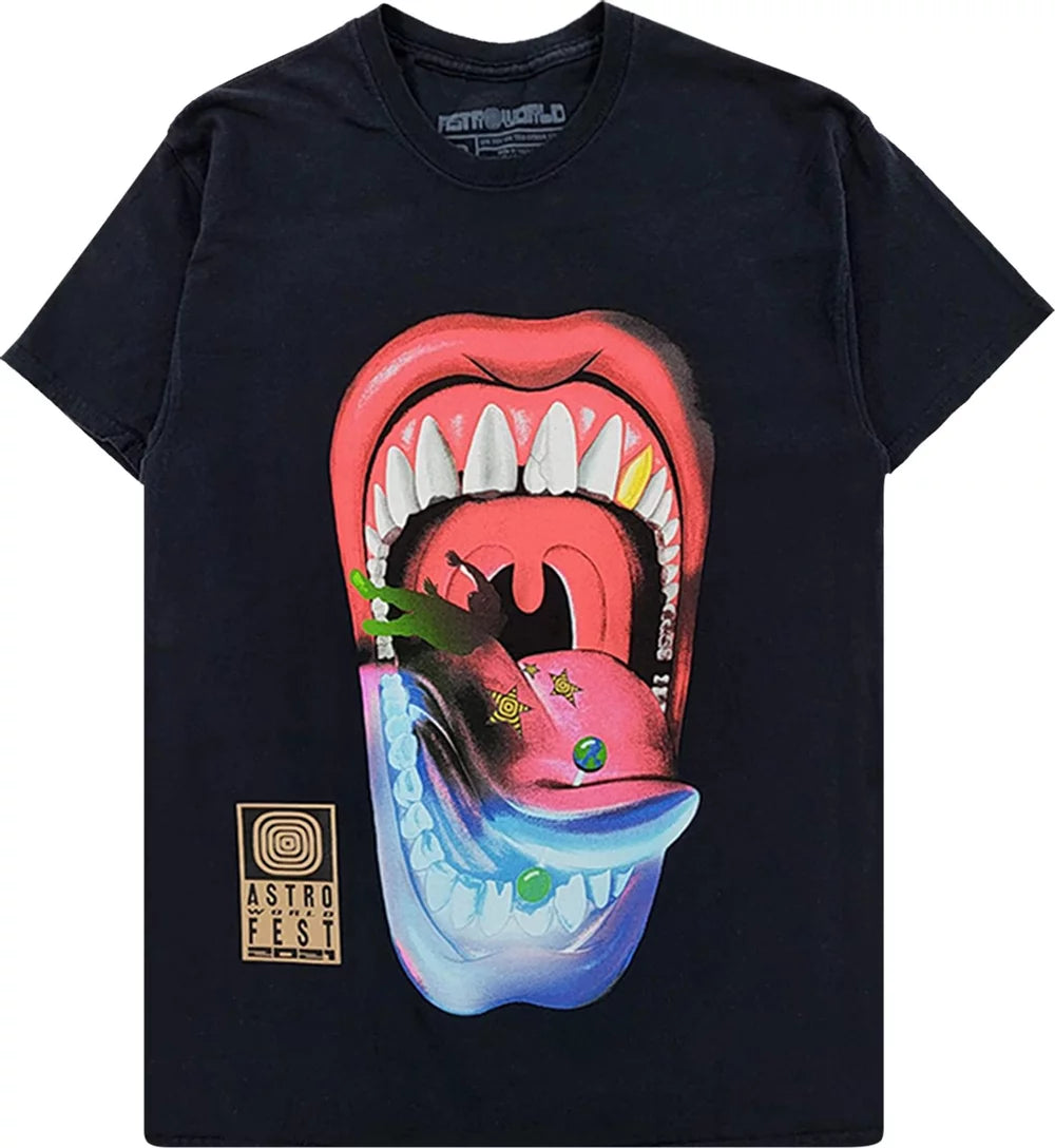 Travis Scott Dart Tee Black S