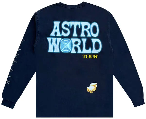 Travis Scott AstroWorld Wish You Were Here Tee L/S M