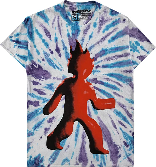 Travis Scott Flame Tee Tie Dye M