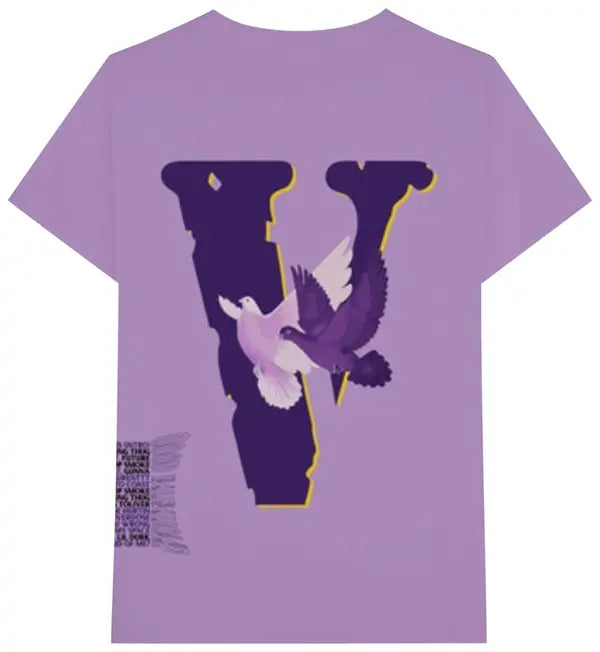 Vlone x Nav Doves Tee Purple XL