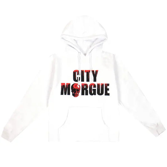 Vlone x City Morgue Dogs White Hoodie S