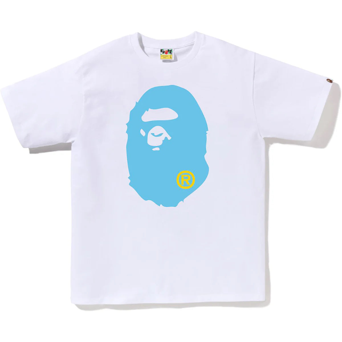 Bape Big Head Ape Tee Baby Blue XL