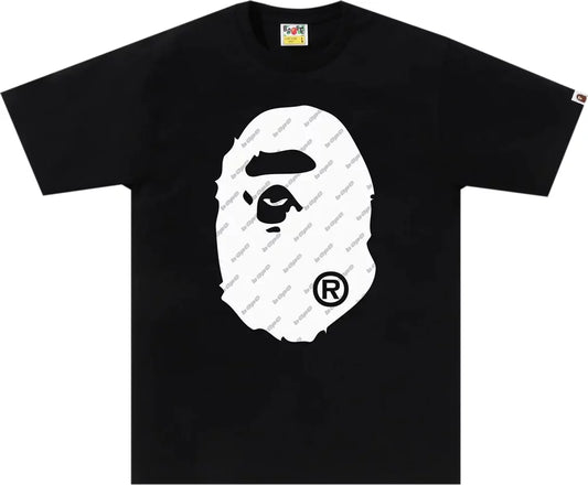 Bape Hexagram Big Ape Head Tee Black L