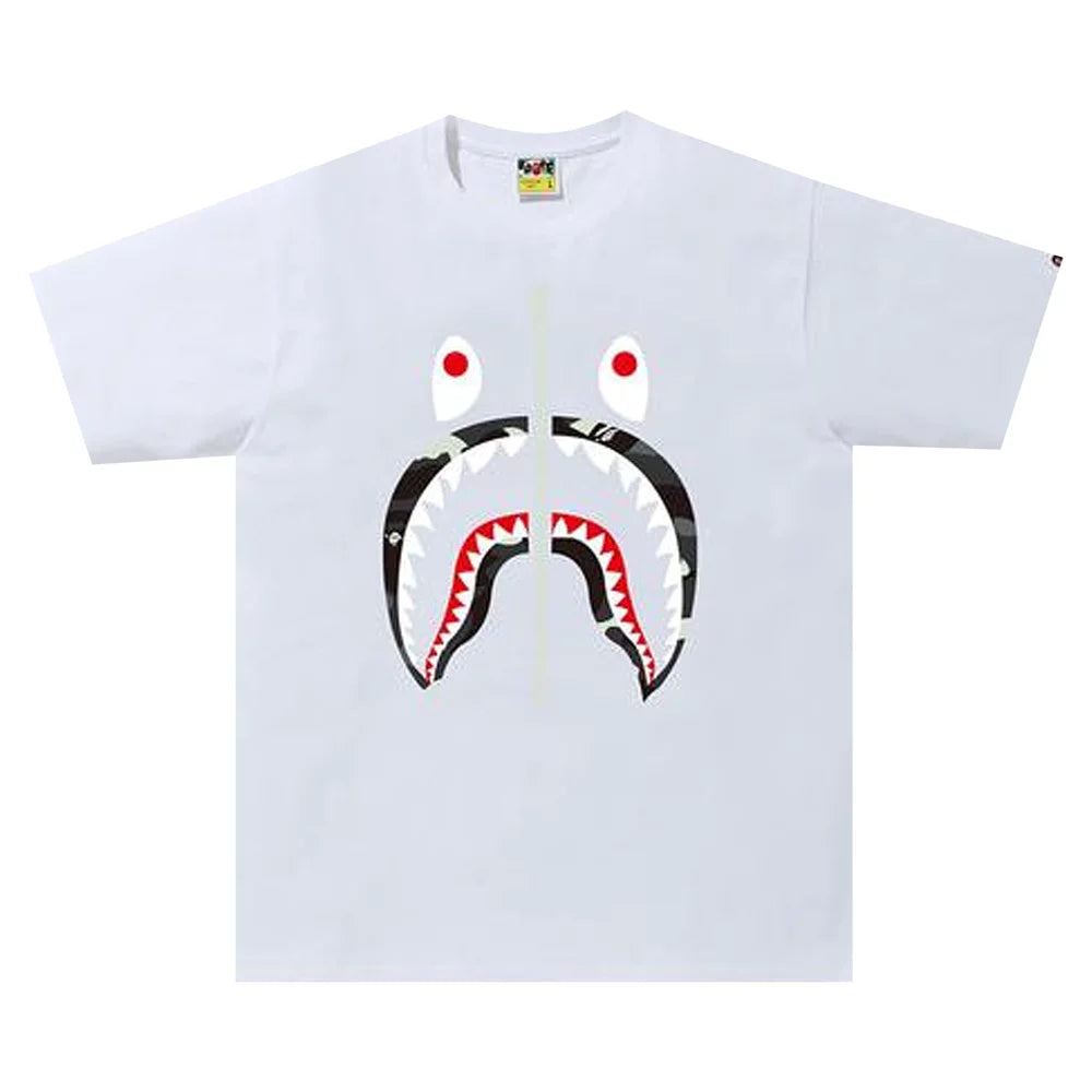 Bape City Camo Shark Tee White M