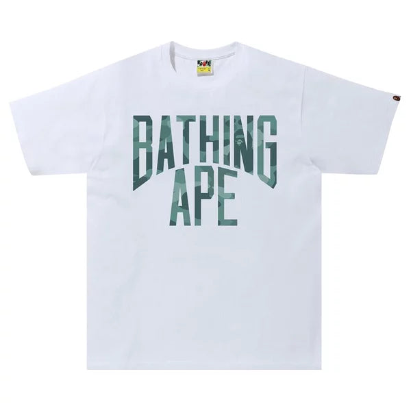 Bape Color Camo NYC Tee White/Green L