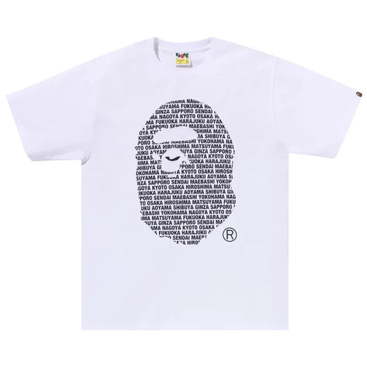 Bape Japan Ape Head Tee White L