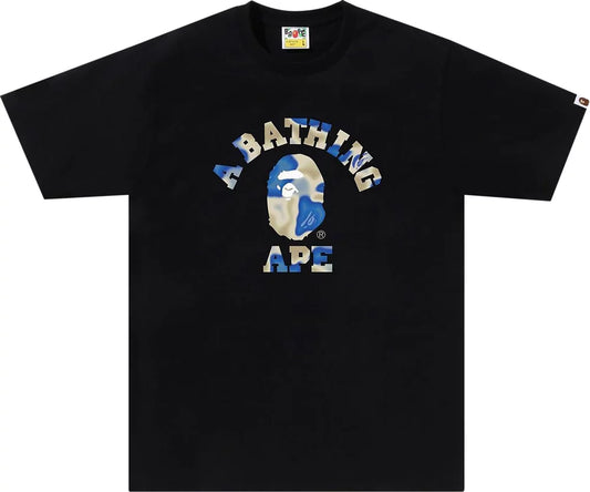 Bape Liquid College Camo Black/Blue XXL