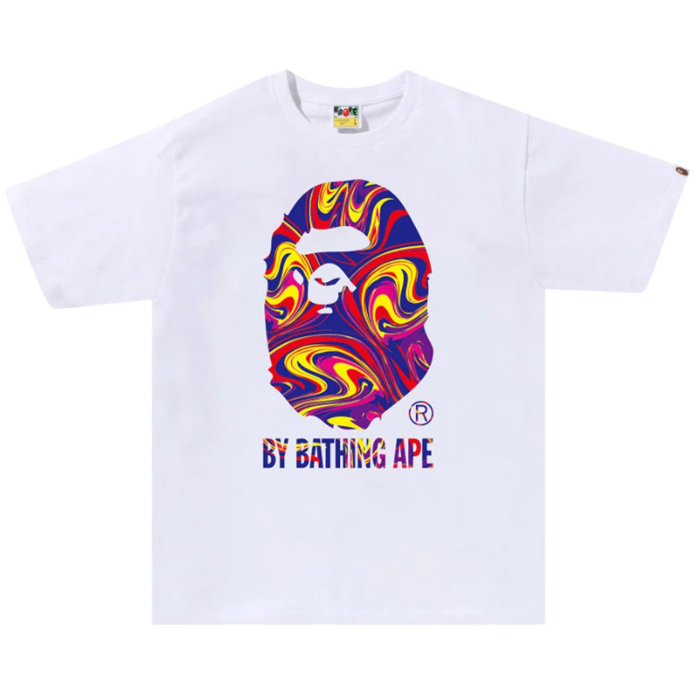 Bape Marbling Tee White XXL