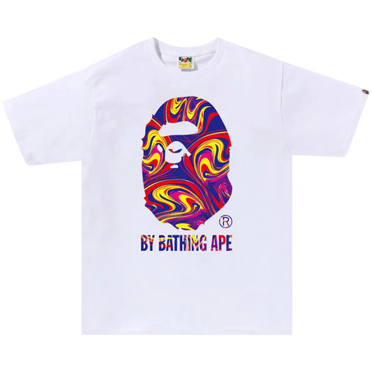 Bape Marbling Tee White XXL