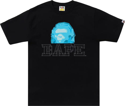 Bape Polygon Ape Head Tee Black XL