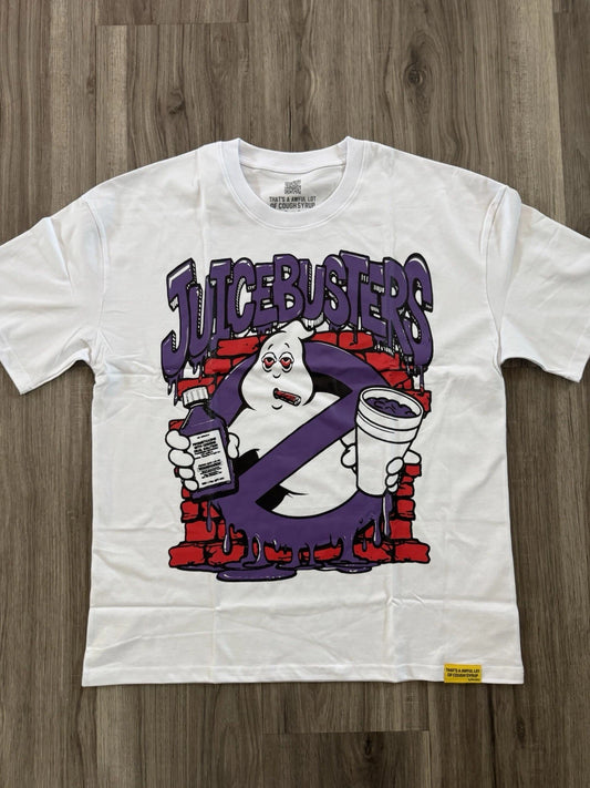 Awful Lot Of Cough Syrup JuiceBusters Tee White XL