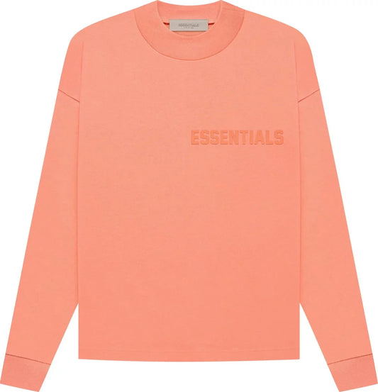 Essentials Tee Coral L/S XS