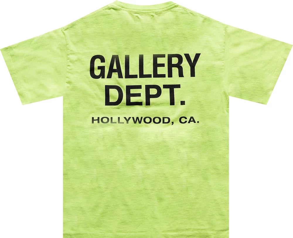 Gallery Dept. Vintage Souvenir Tee Lime Green M