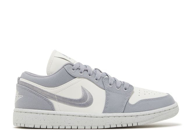 Jordan 1 Low Steel Grey Canvas 8W