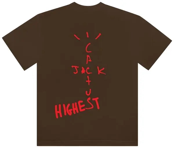 Travis Scott x Jordan Highest Brown Tee L