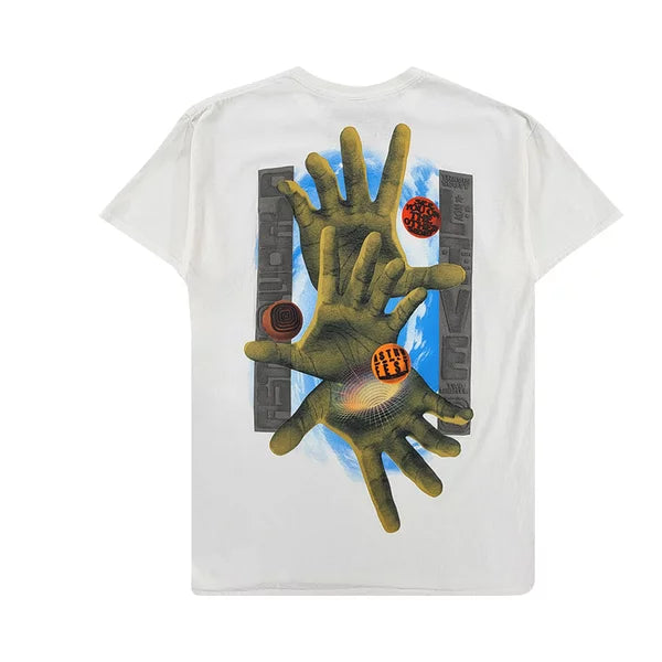 Travis Scott Three Hands Tee White XL