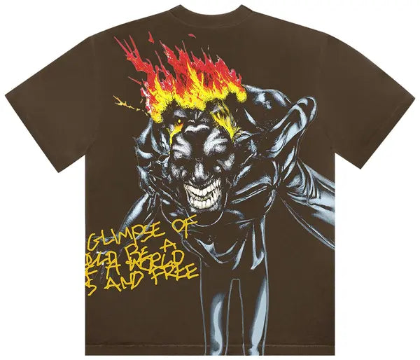 Travis Scott Utopia I Tee Brown L