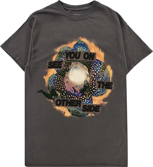 Travis Scott Flower Portal Tee Grey S