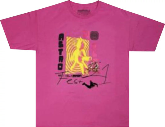 Travis Scott Otherside Tee Pink L