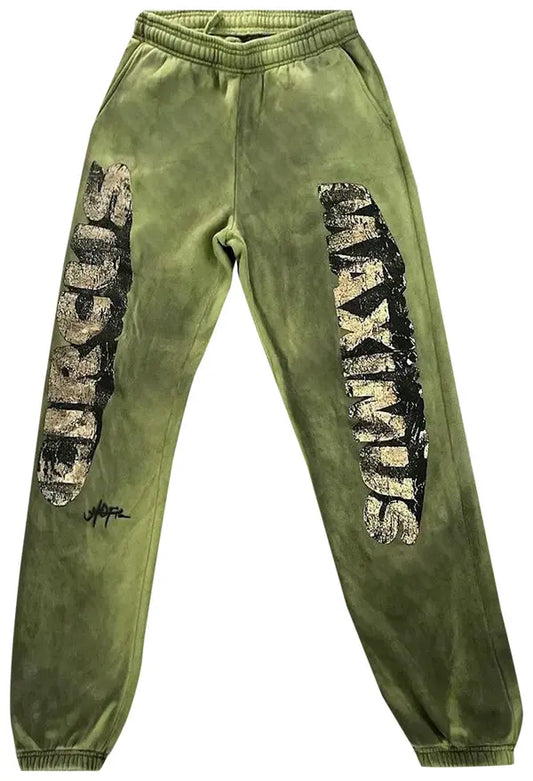 Travis Scott Utopia Circus Maximus Pants Green XL