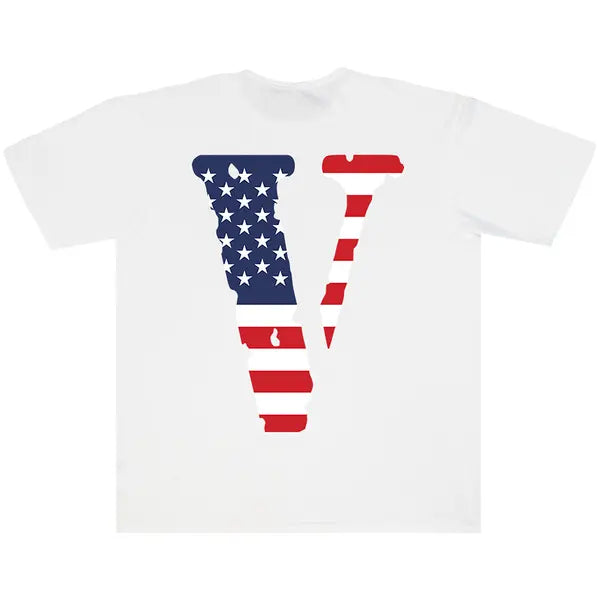 Vlone FRIENDS USA Tee White M