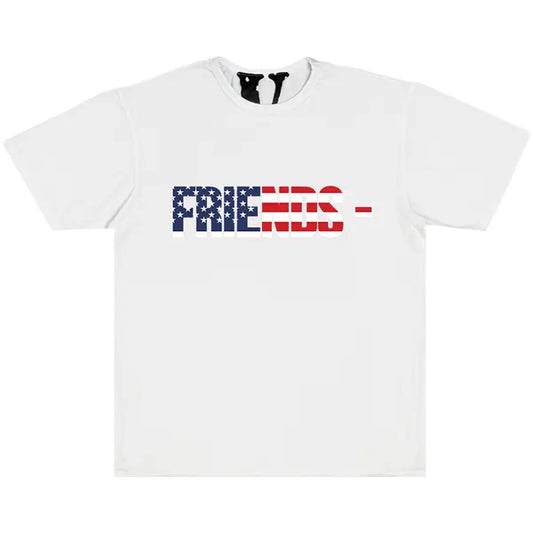 Vlone FRIENDS USA Tee White M