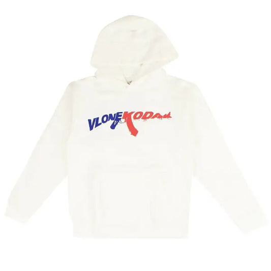 Vlone x Kodak Black AK47 Hoodie White XL